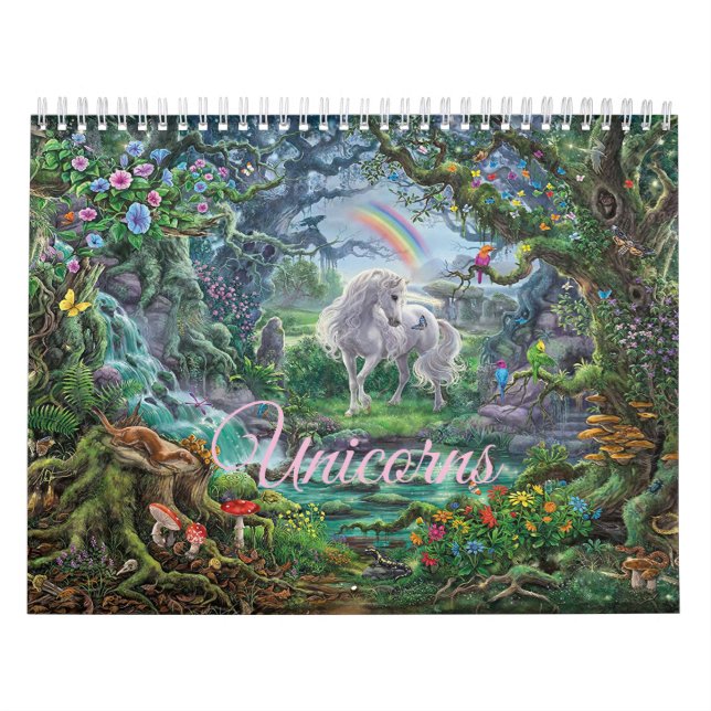 Cor do Calendário do Unicórnio para seus filhos (Capa)
