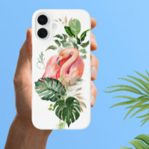 Cor e Nome Tropicais do Flamingo Rosa Exótica