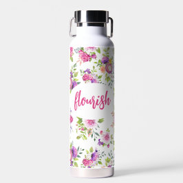Cor Floral Púrpura Rosa Personalizada