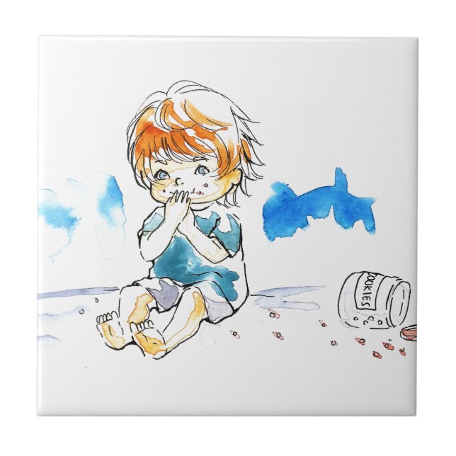 Cor insolente do comedor do biscoito (Frente)