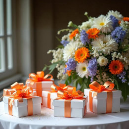 Cor Laranja #EF8747 Faixa Satin