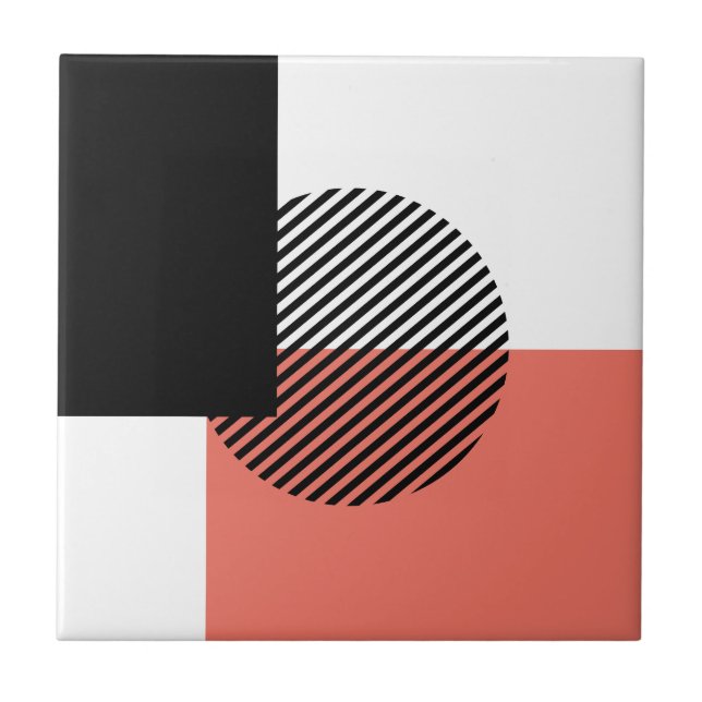 Cor Moderna Bloqueio em Círculo com Faixa de Cor P (Frente)