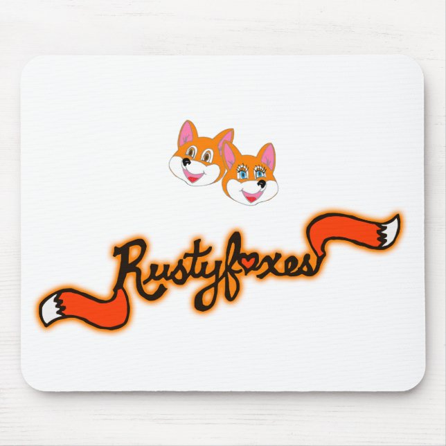 Cor Mousepad customizável de Rustyfoxes (Frente)
