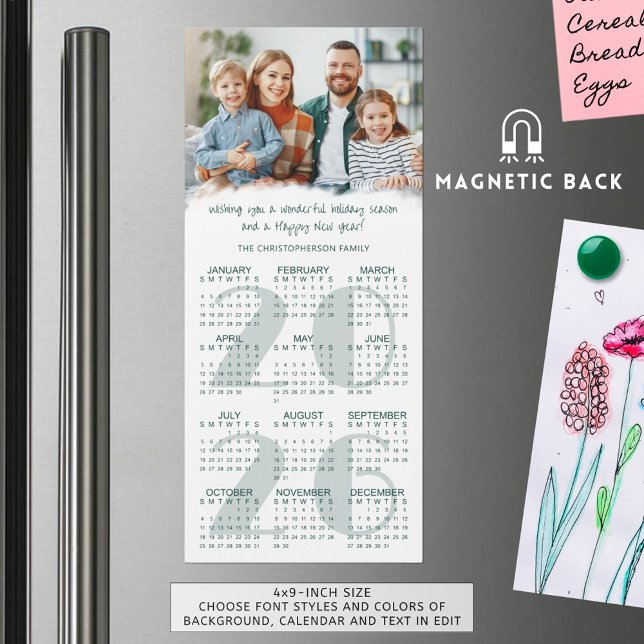 Cor Personalizada da Foto do Calendário de Natal d (Criador carregado)