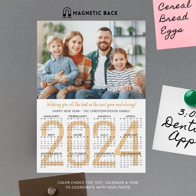 Cor Personalizada da Foto do Calendário do Ano Nov (Criador carregado)