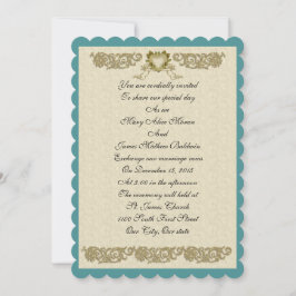 Cor personalizada do Convite de Casamento