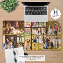 Cor Personalizada Simples de Colagem de Fotos 14