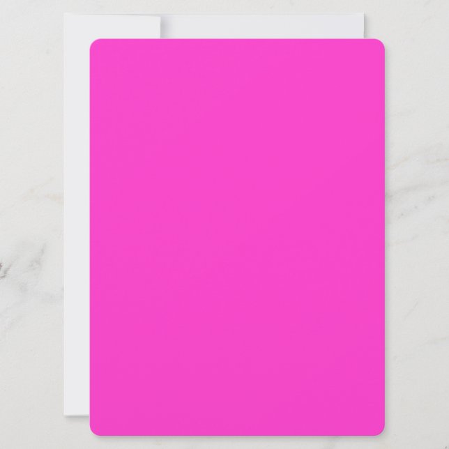 Cor Rosa Quente Cintilante Personaliza-A! (Frente)