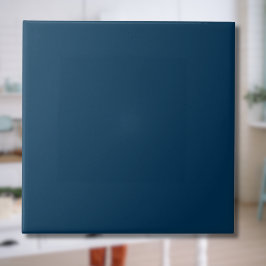 Cor Sólida Azul Prussiana | Clássico | Elegante