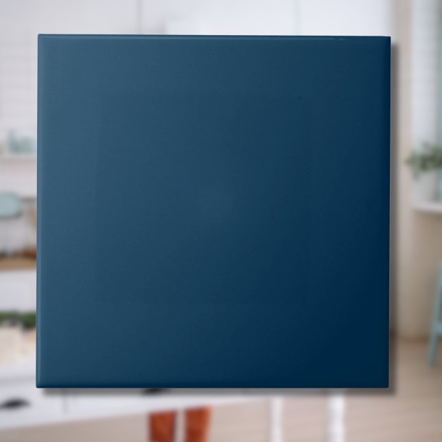 Cor Sólida Azul Prussiana | Clássico | Elegante (Criador carregado)