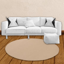 Cor sólida bege simples, redondo simples e simples