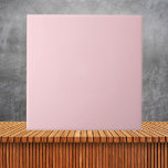 Cor Sólida da Placa de Rosas claro Moderna<br><div class="desc">Apresentando nosso Azulejo de cerâmica de cor sólida para Rosas claro modernas, uma adição chic e contemporânea ao seu espaço. Com sua matiz suave e delicada rosa claro, esse azulejo traz um toque de elegância e charme para qualquer sala. Perfeito por adicionar um sutil pop de cor à sua cozinha,...</div>