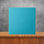 Cor Sólida Simples Azul Minimalista<br><div class="desc">Apresentando nosso Azulejo de cerâmica de cor sólida simples, simples e uniforme, uma adição chic e versátil ao seu espaço. Com linhas limpas e matiz azul-cerulana serena, esse azulejo oferece uma estética eterno e minimalista. Perfeito por adicionar um toque de calma e sofisticação a qualquer quarto, seja o seu esfregaço...</div>