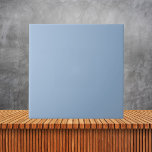 Cor Sólida Simples Azul Pó Minimalista<br><div class="desc">Apresentando nosso Azulejo de cerâmica de cor sólida simples, simples, azul em pó minimalista, uma adição chic e versátil ao seu espaço. Com linhas limpas e matiz azul-cerulana serena, esse azulejo oferece uma estética eterno e minimalista. Perfeito por adicionar um toque de calma e sofisticação a qualquer quarto, seja o...</div>