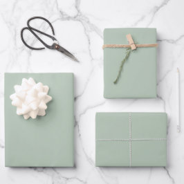 Cor Sólida Verde Plana Minimalista