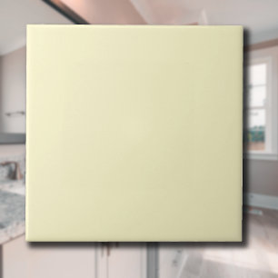 Cor Sólido Amarelo do Pastel Clássico Elegante