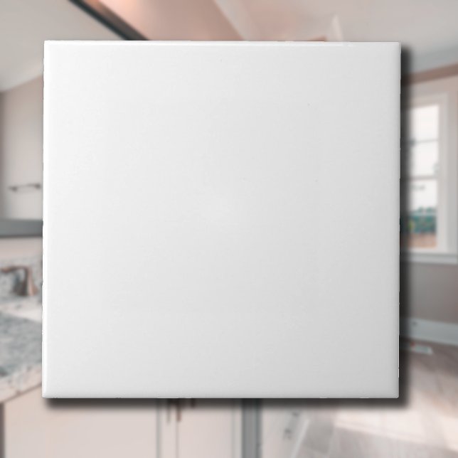 Cor Sólido Branco da Neve | Elegante Clássico (Criador carregado)