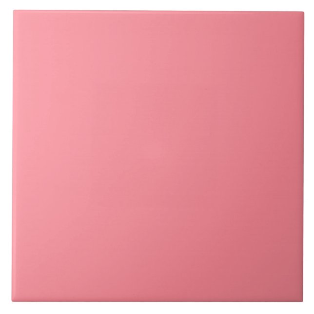 Cor Sólido Rosa Coral (Frente)