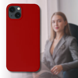 Cor Sólido Vermelho Crimson | Clássico | Elegante