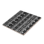 Cor variável de MudCloth do africano negro do<br><div class="desc">O africano preto e branco bonito Mudprint inspirou o azulejo do impressão de pano. Bata o botão da personalização para controlar a cor do tamanho e do fundo do teste padrão para serir suas necessidades.</div>