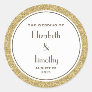 Cora a etiqueta Dourado das listras do brilho