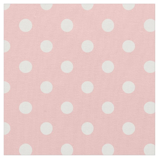Cora o tecido cor-de-rosa & do branco dos pontos | (Detalhe)
