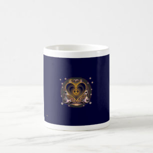 Coração 10 da caneca de café