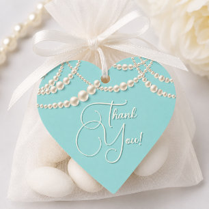 Coração Adesivo de Agradecimento Personalizado Elegante