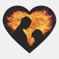 Adesivo de Amor Romântico 