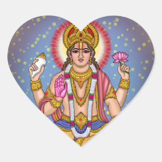 Coração Adesivo do Senhor Dhanvantari