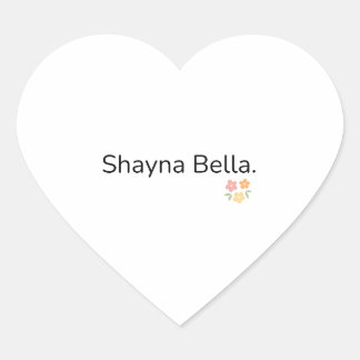 Coração Adesivo Shayna Bella