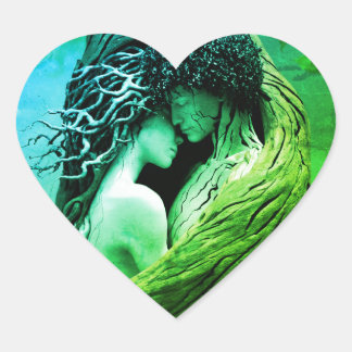 Coração Adorável adesivo - vibrações positivas