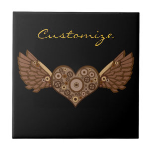 Coração Alado Steampunk com Garras Thunder_Cove