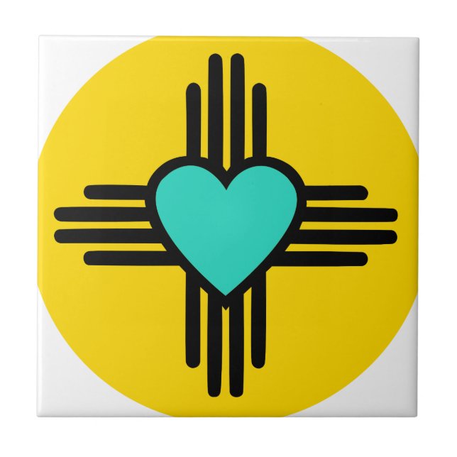 Coração amarelo de Zia (Frente)