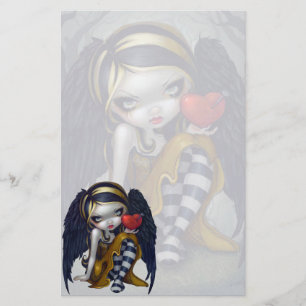 "Coração artigos de papelaria das unhas"