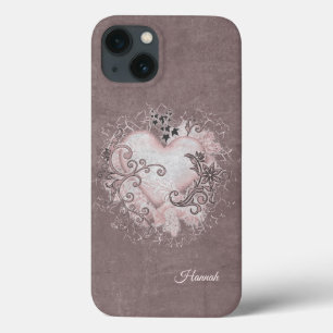 Coração Artístico 💗 w. capa de telefone de t
