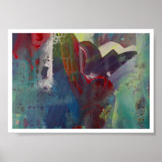 Coração Bits 5x7 Impressão de arte original