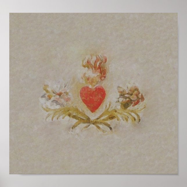 Coração ~ Cartaz / Impressão (Frente)