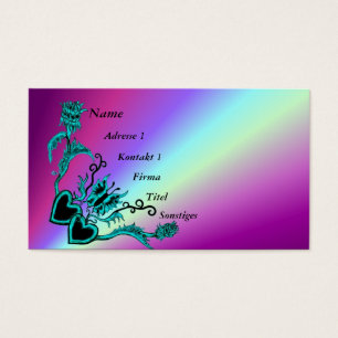 Coração com Flor e Borboleta no Arco-íris