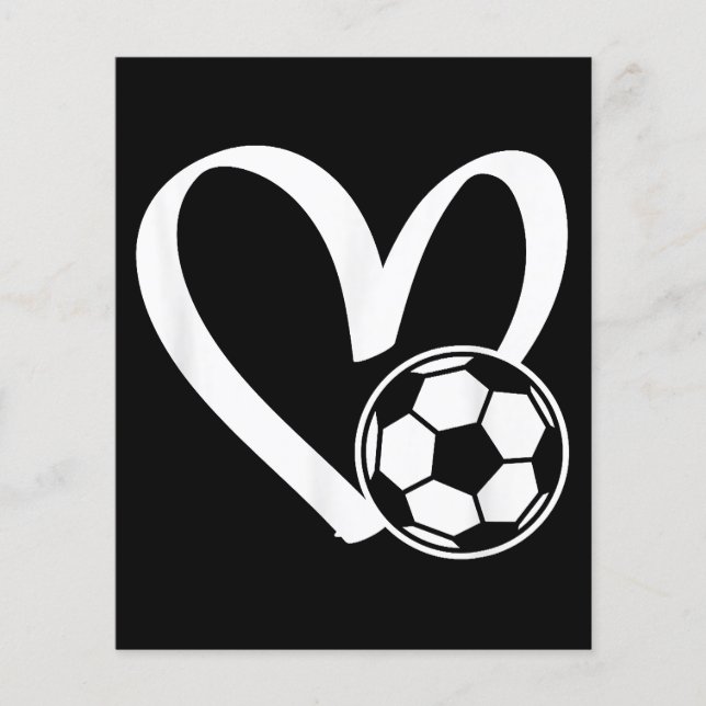 Coração da Bola do Futebol (Frente)