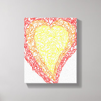 Coração da Canvas Dourada