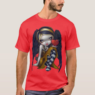 Coração da fada gótico dos namorados da CAMISA 