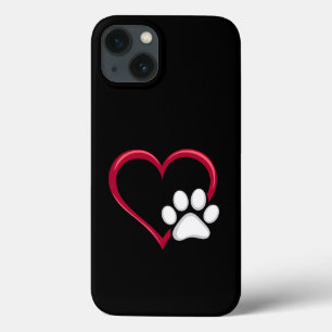 Coração de Amor Pata de Cachorro Dia dos Namorados