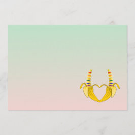 Coração de Banana Gay Divertido Casamento