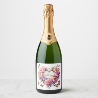 coração de flor vintage