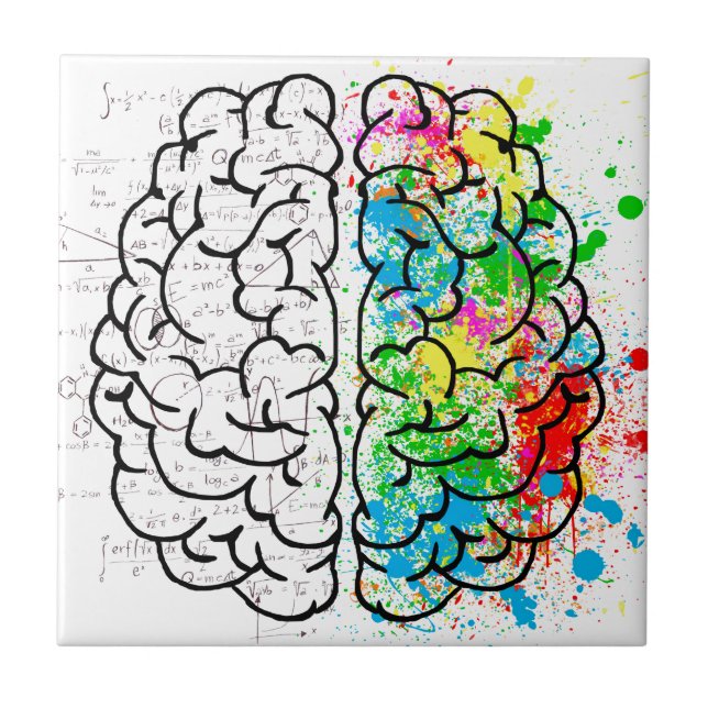 coração de ideia de psicologia da mente cerebral (Frente)