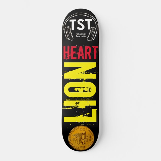 CORAÇÃO DE LEÃO Skateboard (Frente)