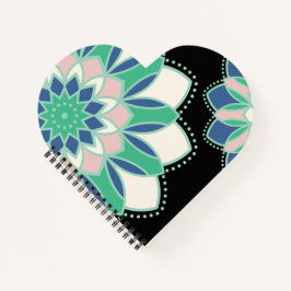 Coração de Mandala Floral