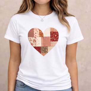 Coração de Patchwork do Dia dos Namorados