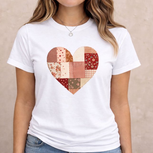 Coração de Patchwork do Dia dos Namorados (Criador carregado)